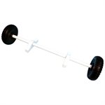 Optional Hard Surface Wheel Kit For Tailwind Guard Chairs, Red