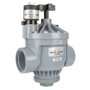 PVC Solenoid Valve, 1-1 / 2 inch, 120V AC