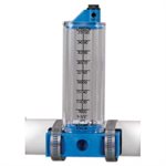 Rola-Chem Side Mount Flow Meter for PVC Pipe, 1"