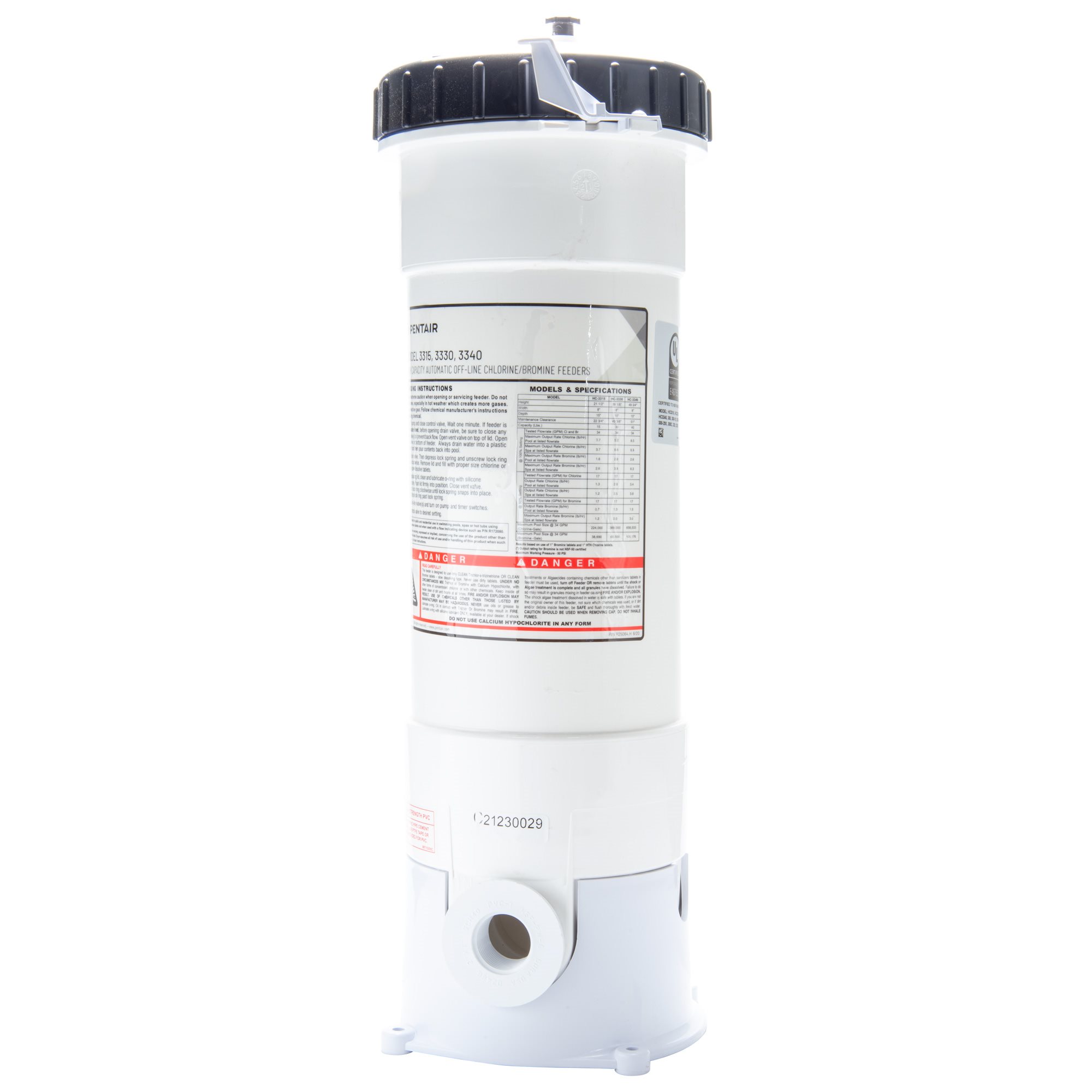 15 lb. Commercial Chlorine / Bromine Feeder HC-3315