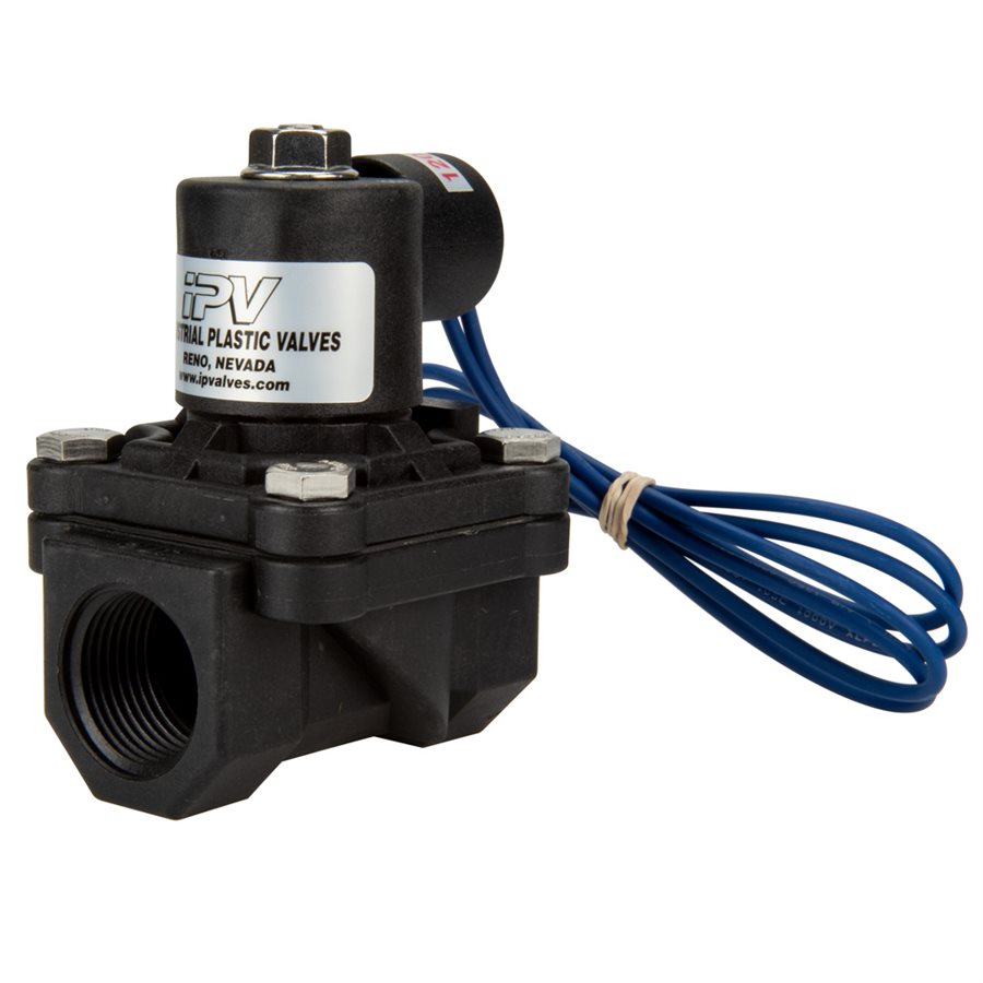 PVC Solenoid Valve, 3 / 4 inch