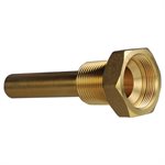 Trerice 3.5 inch Test Well, Brass, 3 / 4" NPT