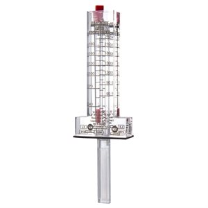 Blue-White Flow Meter For 3" Pipe