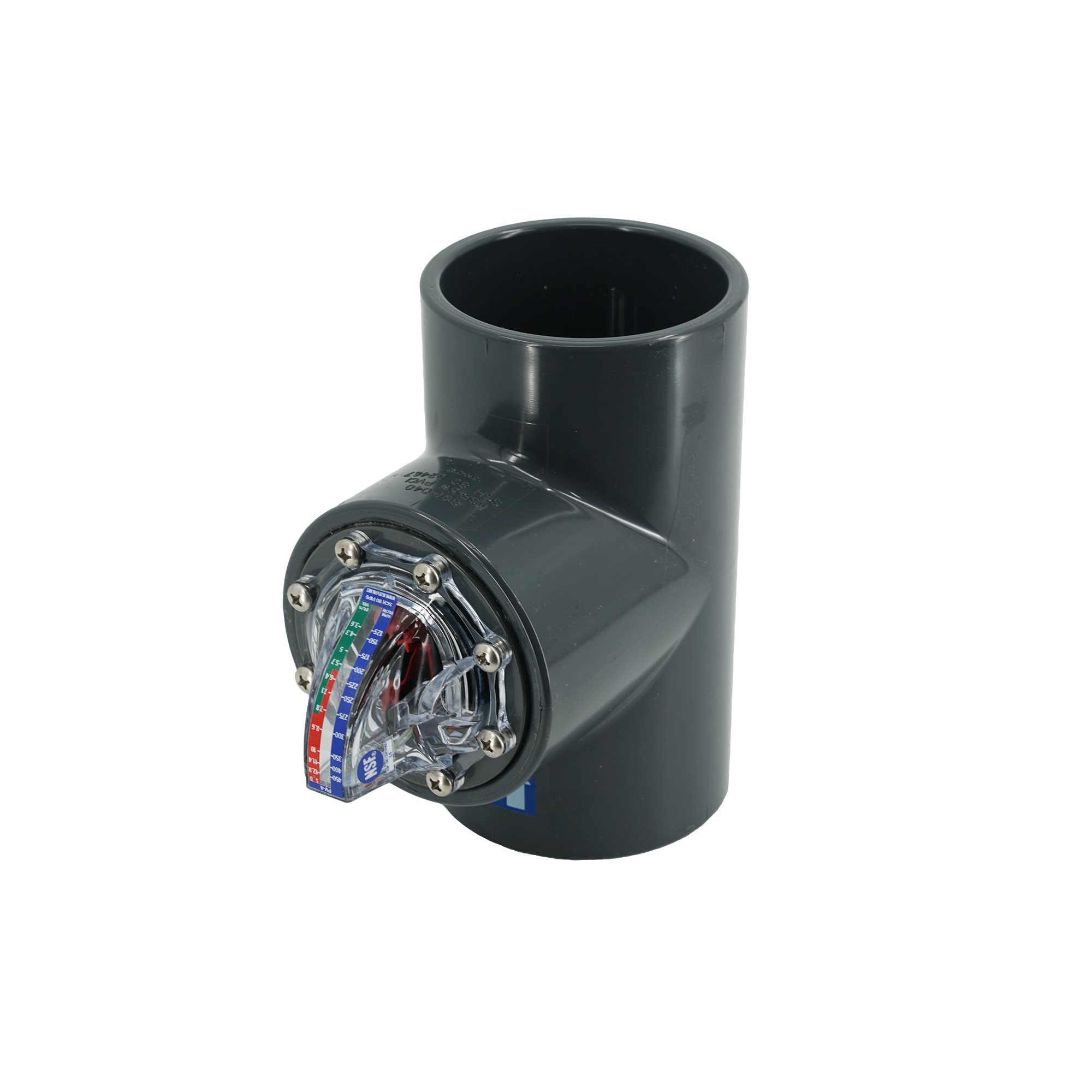 FlowVis Flow Meter 4" with Tee