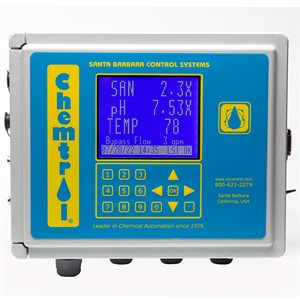 CHEMTROL PC-1555 CONTROLLER PPM / PH TEMP MONITOR, PWFS & FCA
