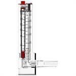 Blue-White U-30200P Vertical Flow Meter For 2" Pipe, Up Flow