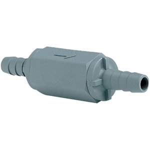 Rola-Chem 521160 PVC Inline Check Valve Assembly, 3 / 8 in. Barb