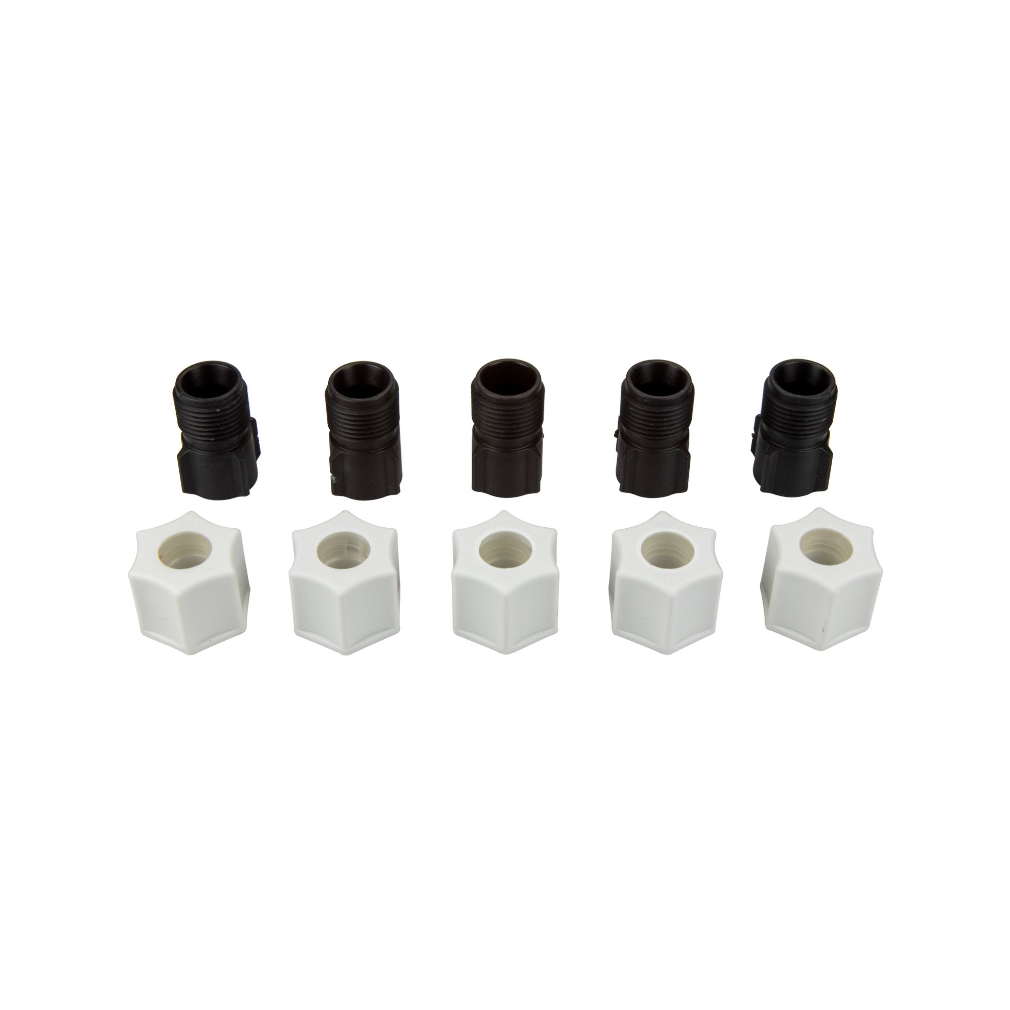 Stenner Part MCADPTR Connecting Nut, 3 / 8 inch, with Adapter, Pack of 5