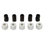 Stenner Part MCADPTR Connecting Nut, 3 / 8 inch, with Adapter, Pack of 5