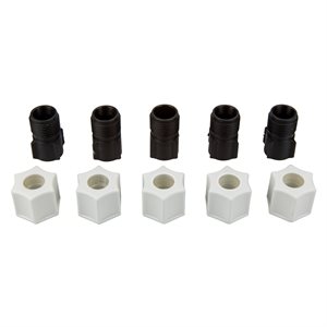 Stenner Part MCADPTR Connecting Nut, 3 / 8 inch, with Adapter, Pack of 5