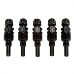 Stenner Part MCAK300 0-25 PSI Injection Fitting with Nut & Ferrule 1 / 4 in., Pack of 5