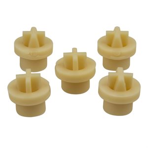 Stenner Part MCCVDB0 Santoprene Check Valve Duckbill, Pack of 5