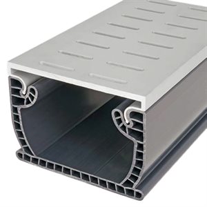 Stegmeier Flowmaster A / T Commercial 4.5 in. Deck Drain, 10' Length, Almond