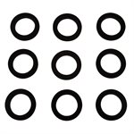 Raypak 800086B Header Gaskets, Pack of 9