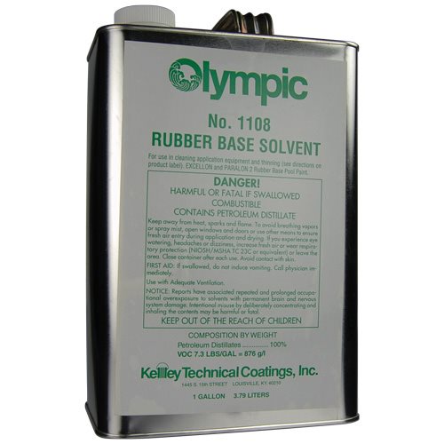 Olympic Solvent GALLON, Rubber Base