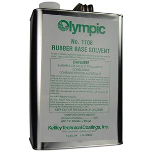 Olympic Solvent GALLON, Rubber Base