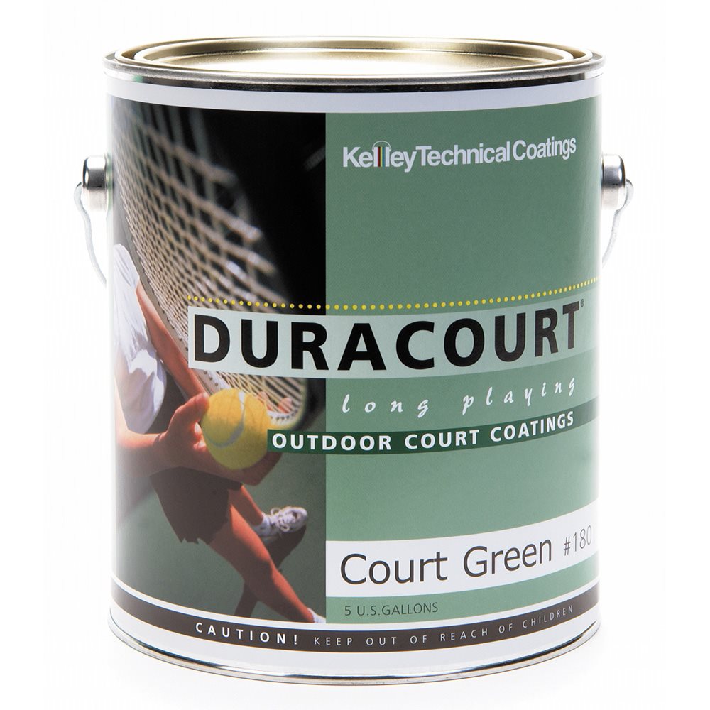 Duracourt Tennis Court Coating FIVE GALLON, Tile Red