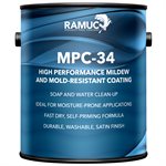 Ramuc MPC-34 Mildew & Mold Resistant Coating, White, Gallon