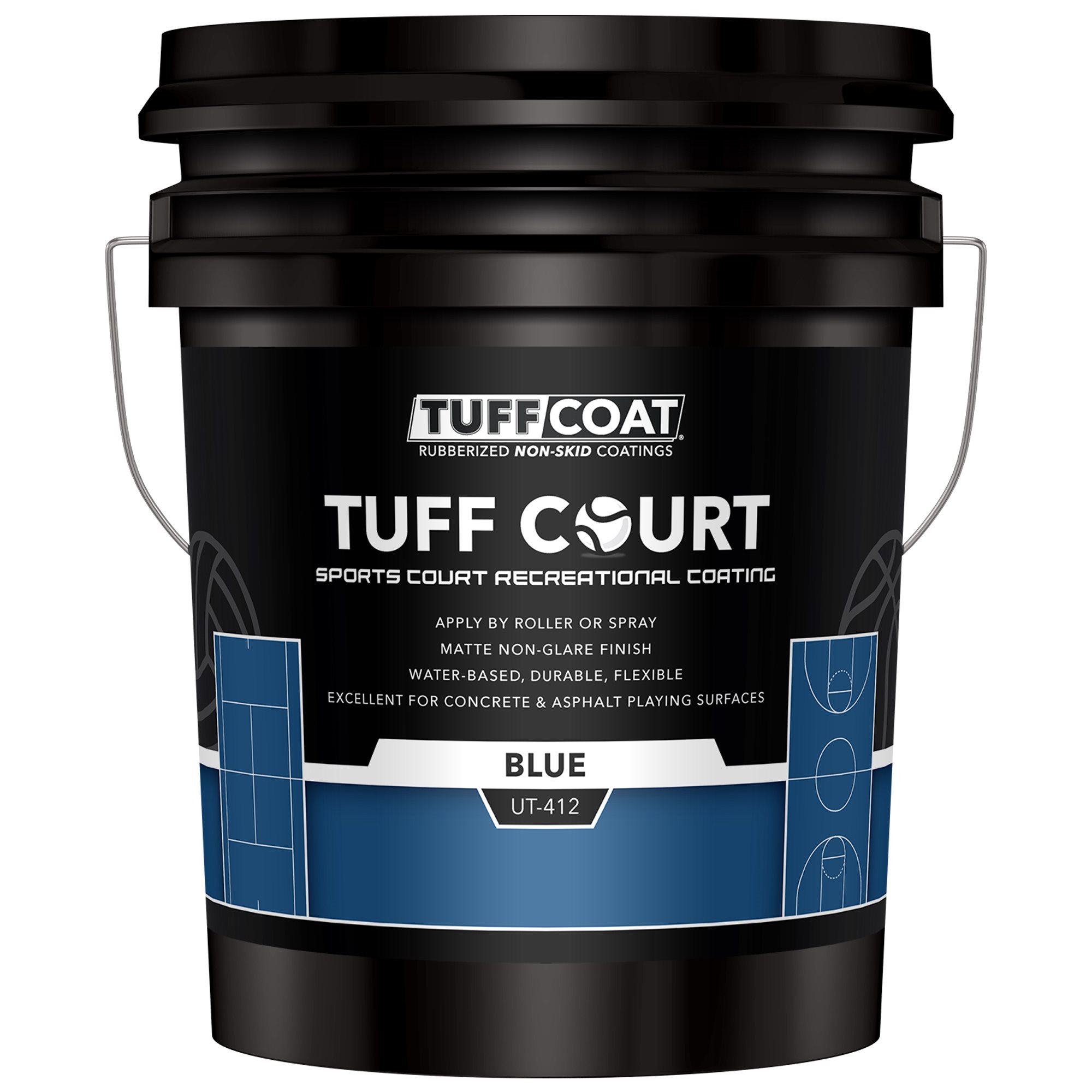 Ramuc Tuff Court FIVE GALLON, Blue