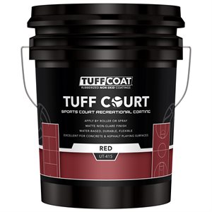 Ramuc Tuff Court FIVE GALLON, Red