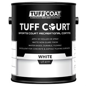 Ramuc Tuff Court ONE GALLON, White