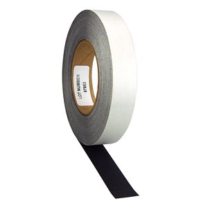 Safety Track Resilient 1" x 60' Roll, Black, Case of 12