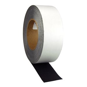 Safety Track Resilient 2" x 60' Roll, Black, Case of 6