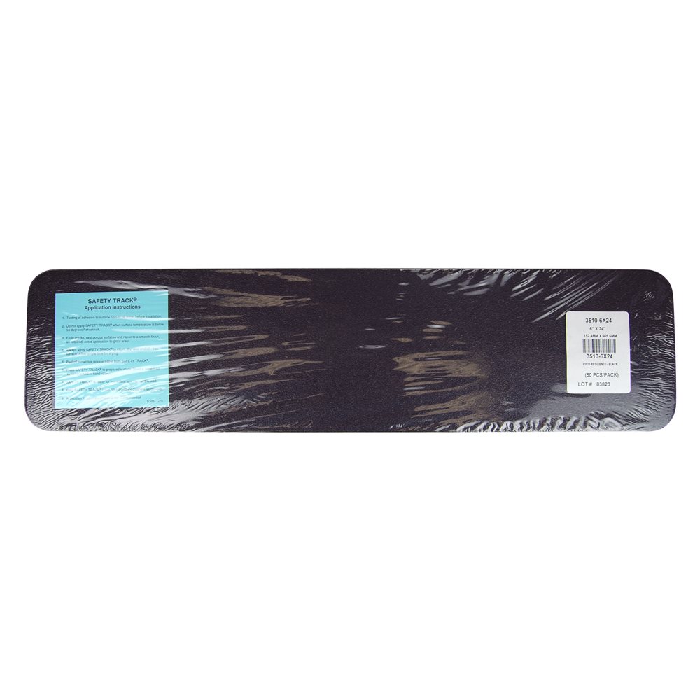 Safety Track Resilient 6" x 24" Piece, Box of 50