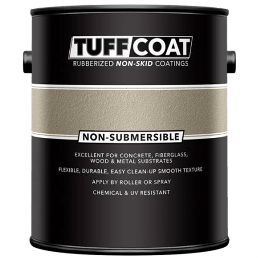 Tuff Coat UT100 NonSubmersible Deck Coating, Smooth Texture, Gallon