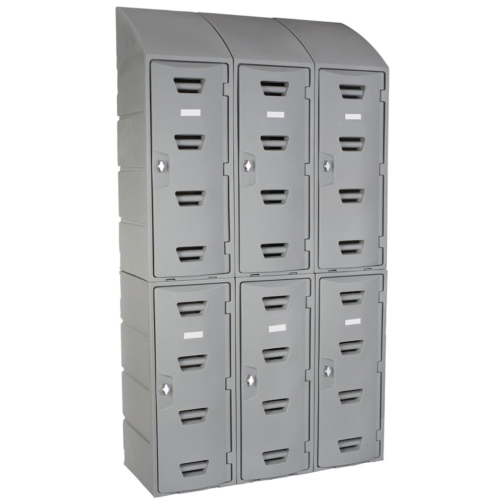 Remcon Plastic Locker, 12 in x 12 in Sloped Top