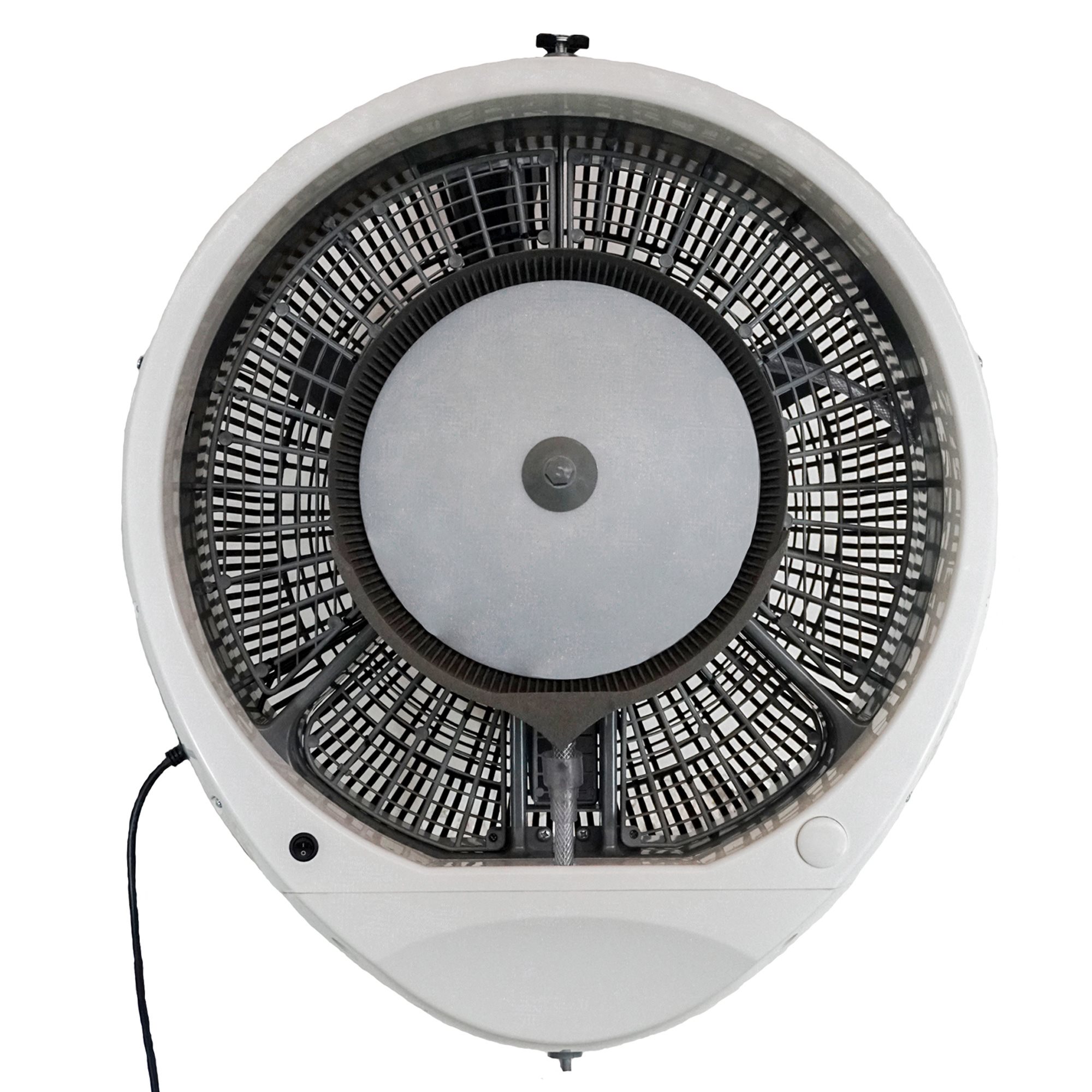 EcoJet Cyclone Wall Mount Misting Fan, White