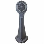 EcoJet Cyclone Portable Misting Fan, 26 Gallon Reservoir, Gray