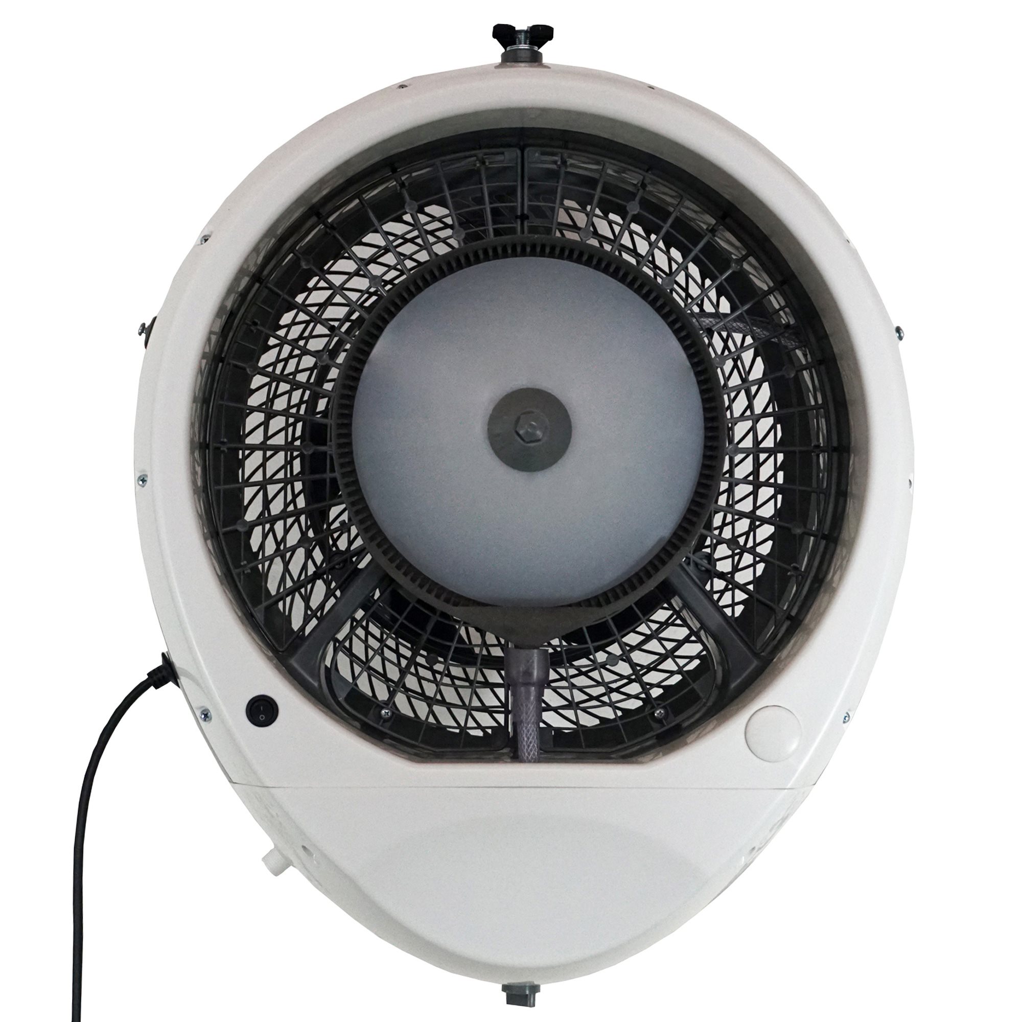 EcoJet Hurricane Wall Mount Misting Fan, White