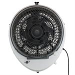 EcoJet Hurricane Wall Mount Misting Fan, White
