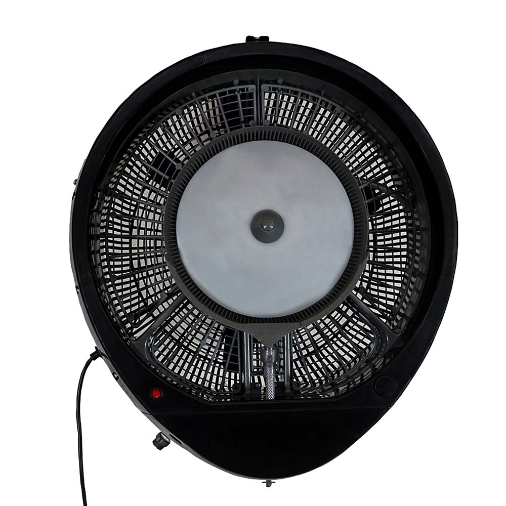 EcoJet Hurricane Wall Mount Misting Fan, Black