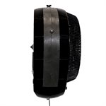 EcoJet Hurricane Wall Mount Misting Fan, Black