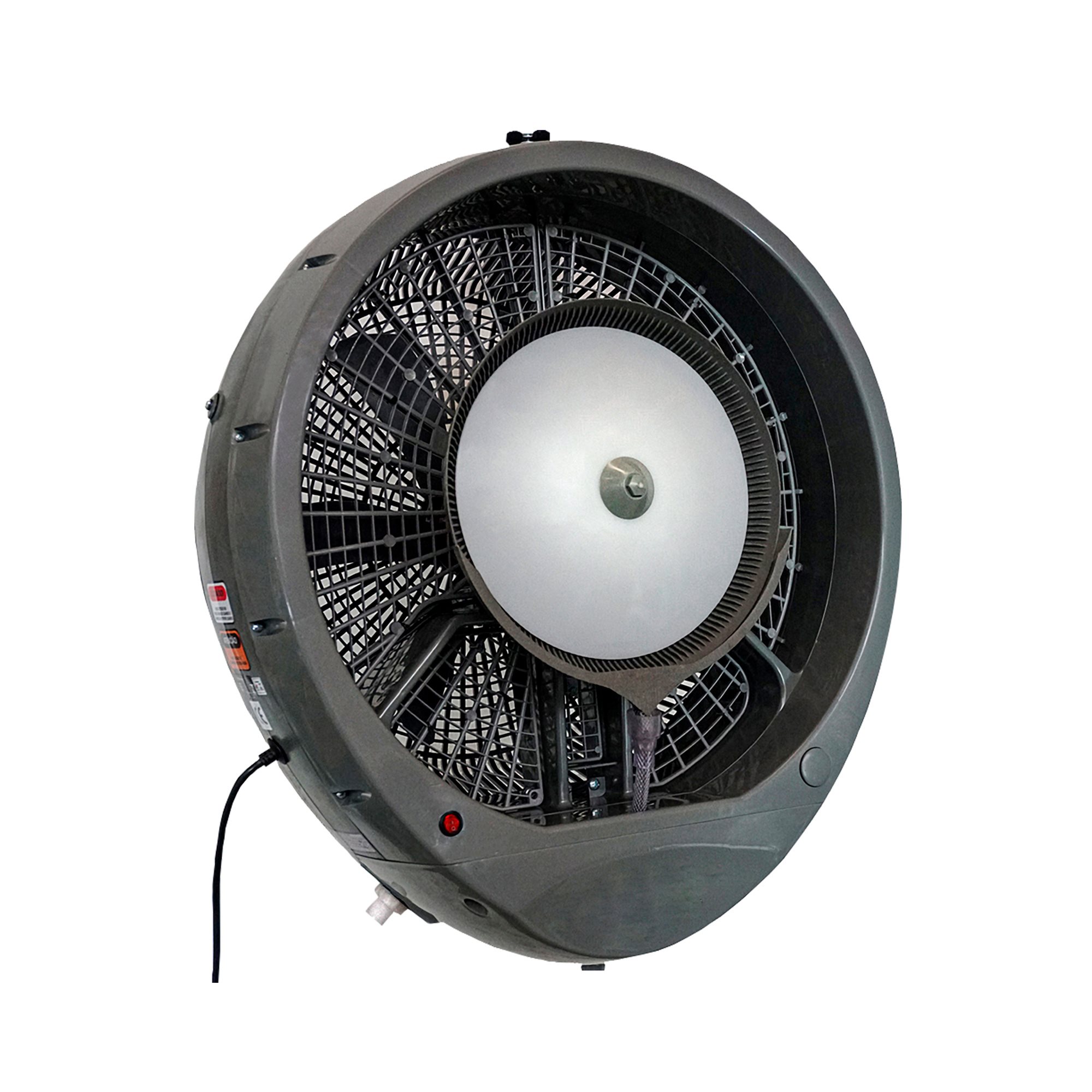 EcoJet Tornado Wall Mount Misting Fan, Gray