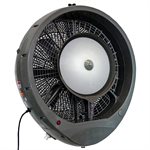 EcoJet Tornado Wall Mount Misting Fan, Gray