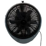 EcoJet Tornado Wall Mount Misting Fan, Gray