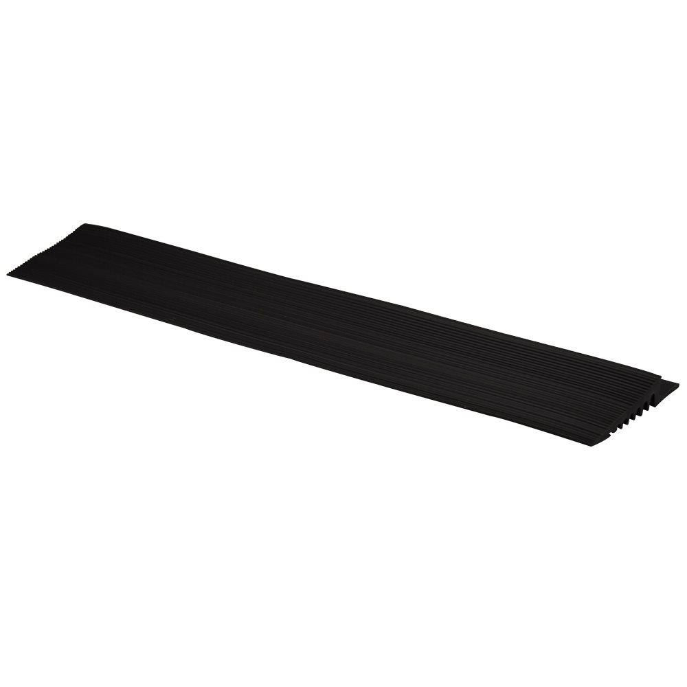 Flexible PVC Low Profile Edging Roll, 2" × 33', (2 Rolls per Pack), Black