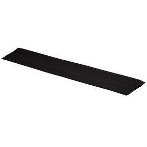 Flexible PVC Low Profile Edging Roll, 2" × 33', (2 Rolls per Pack), Black