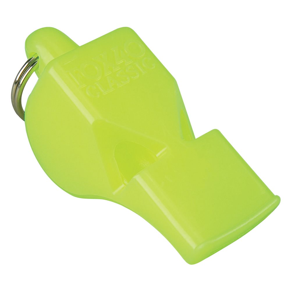 Fox 40 Classic Whistle (Lanyard Sold Separately), Neon Yellow