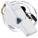 Fox 40 Mini Whistle with Lanyard, White