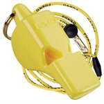 Fox 40 Mini Whistle with Lanyard, Yellow