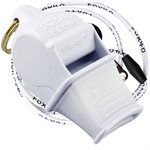 Fox 40 Sonik Blast CMG Whistle with Lanyard, White