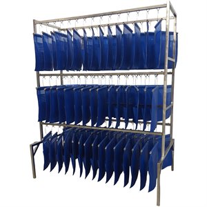 Garment Check Rack, 90 Bag