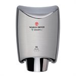 World Dryer SmartDri PLUS Hand Dryer, Brushed Stainless Steel