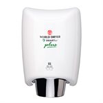 World Dryer SmartDri PLUS Hand Dryer, White Aluminum