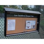 Outdoor Message Center, Model 150, 44.5" x 22.5" Display Area