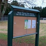 Outdoor Message Center, Model 250, 44.5" x 29.5" Display Area